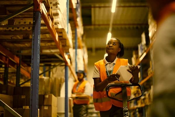 Alef-Beth warehouse worker